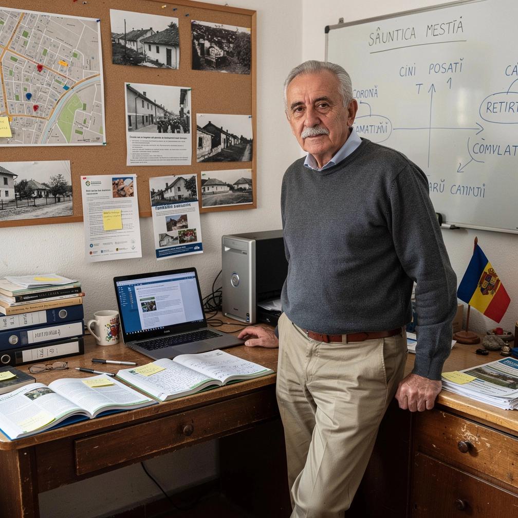 Grafică reprezentând interconectarea opiniilor și perspectivelor locale într-o rețea transparentă și accesibilă tuturor utilizatorilor.